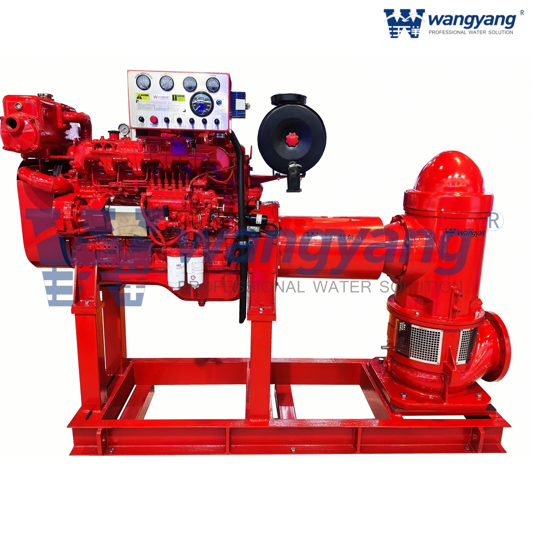Vertical Turbine Pump Driven by Diesel Engine