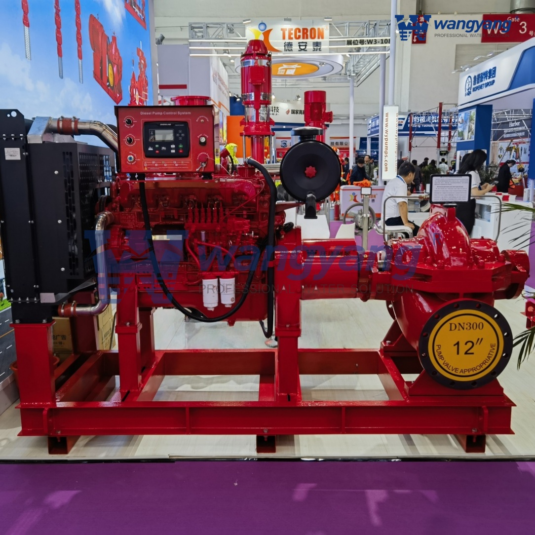 Split Case Fire Pump Driven by Diesel Engine
