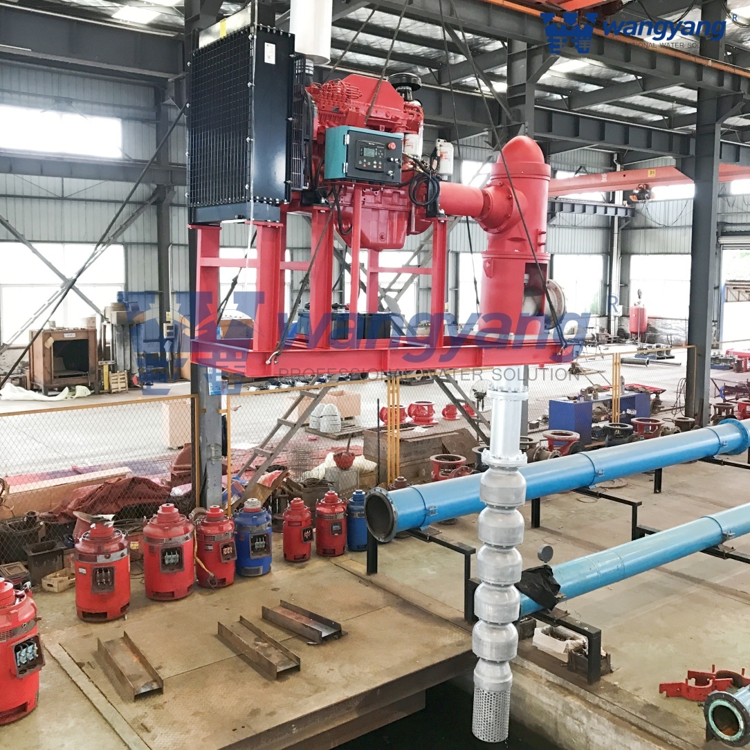Vertical Turbine Pump Driven by Diesel Engine