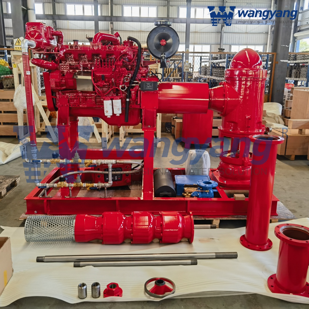 Vertical Turbine Pump Driven by Diesel Engine