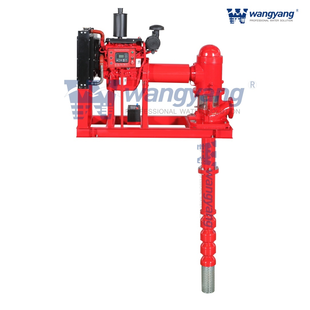 Vertical Turbine Pump Driven by Diesel Engine