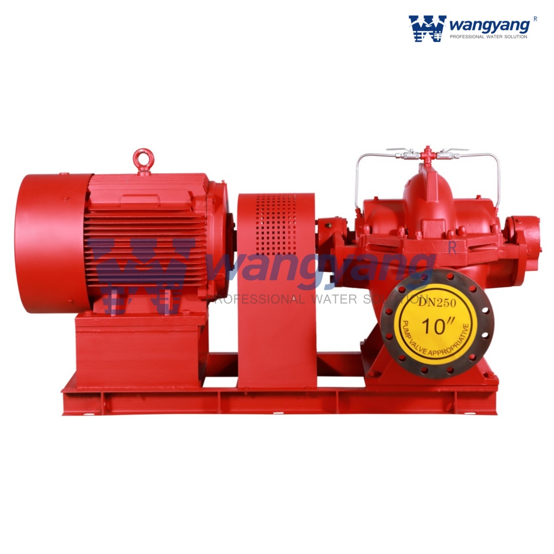 Split Case Fire Pump Driven by Electrical Motor
