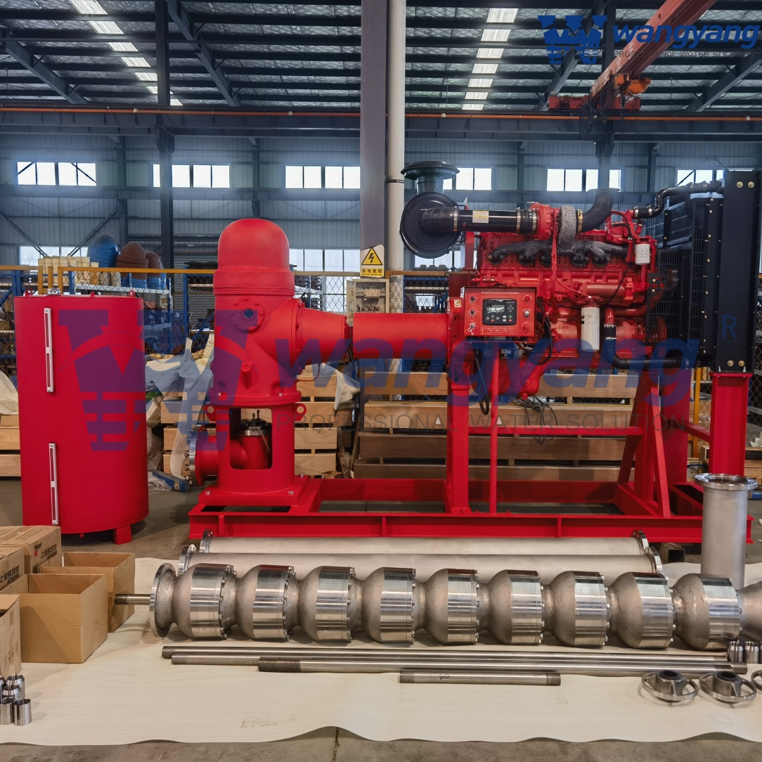 Vertical Turbine Pump with Diesel Engine