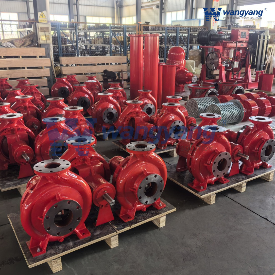 End Suction Fire Pump Driven by Electrical Motor