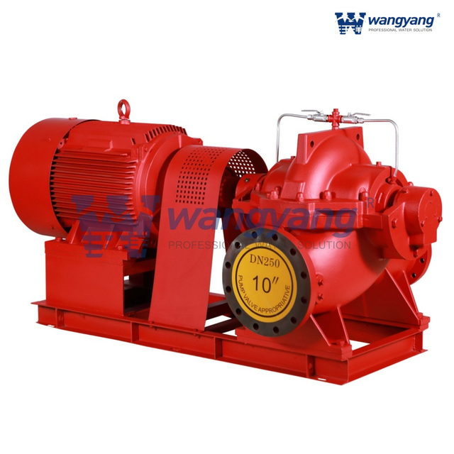 Split Case Fire Pump Driven by Electrical Motor