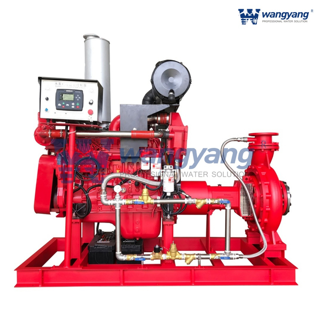 End Suction Fire Pump Driven by Diesel Engine