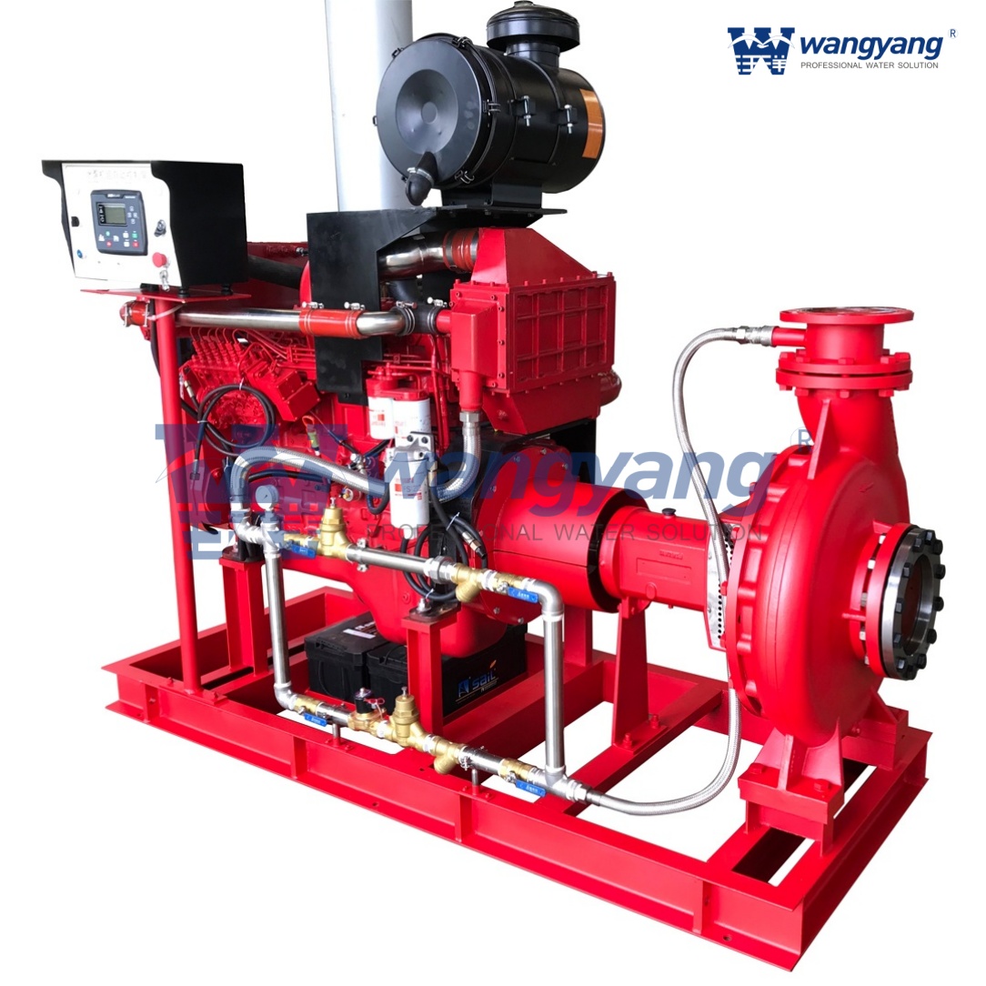 End Suction Fire Pump Driven by Diesel Engine