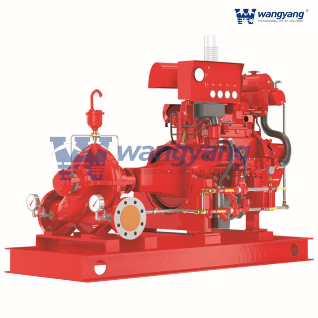 Split Case Fire Pump Driven by Diesel Engine