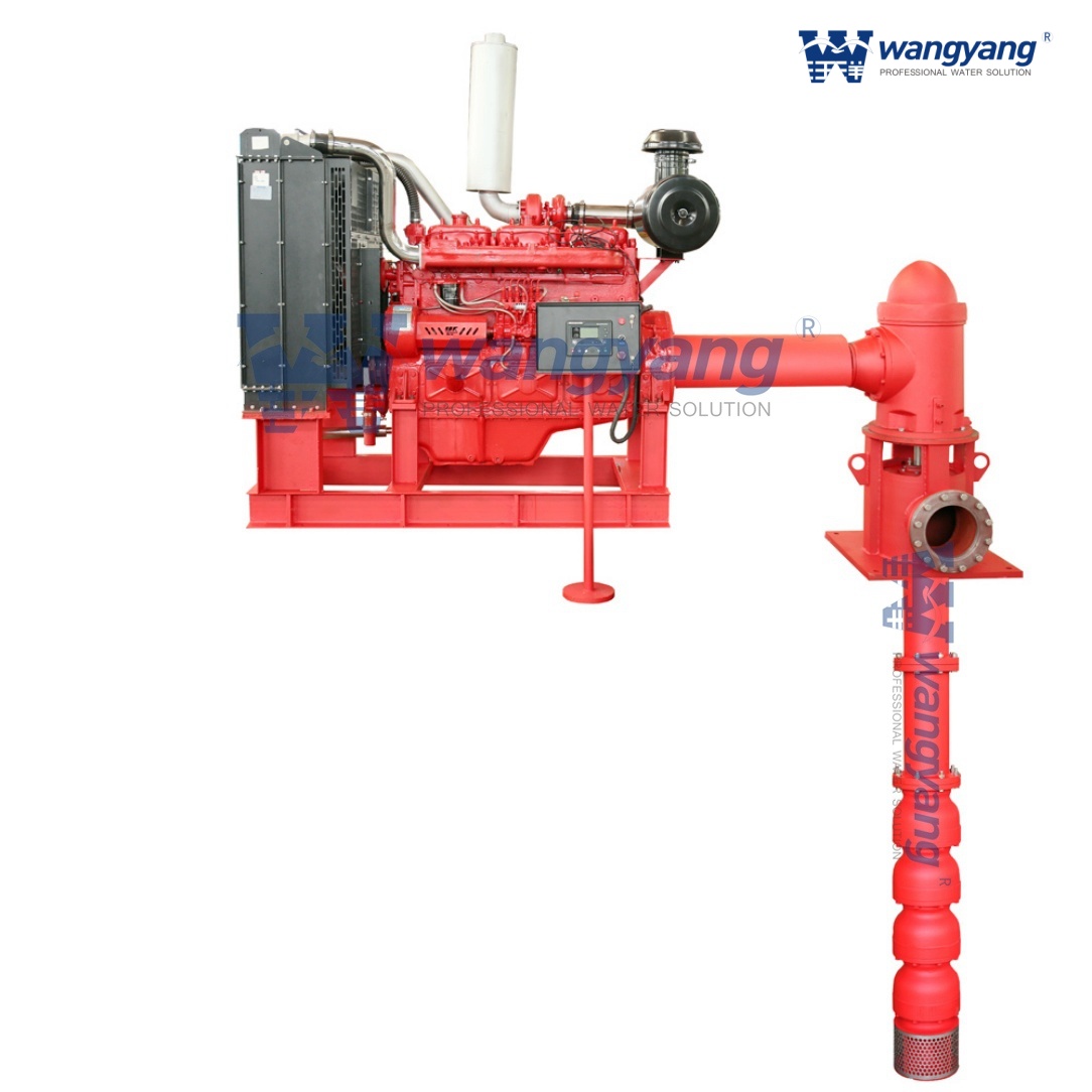Vertical Turbine Pump Driven by Diesel Engine